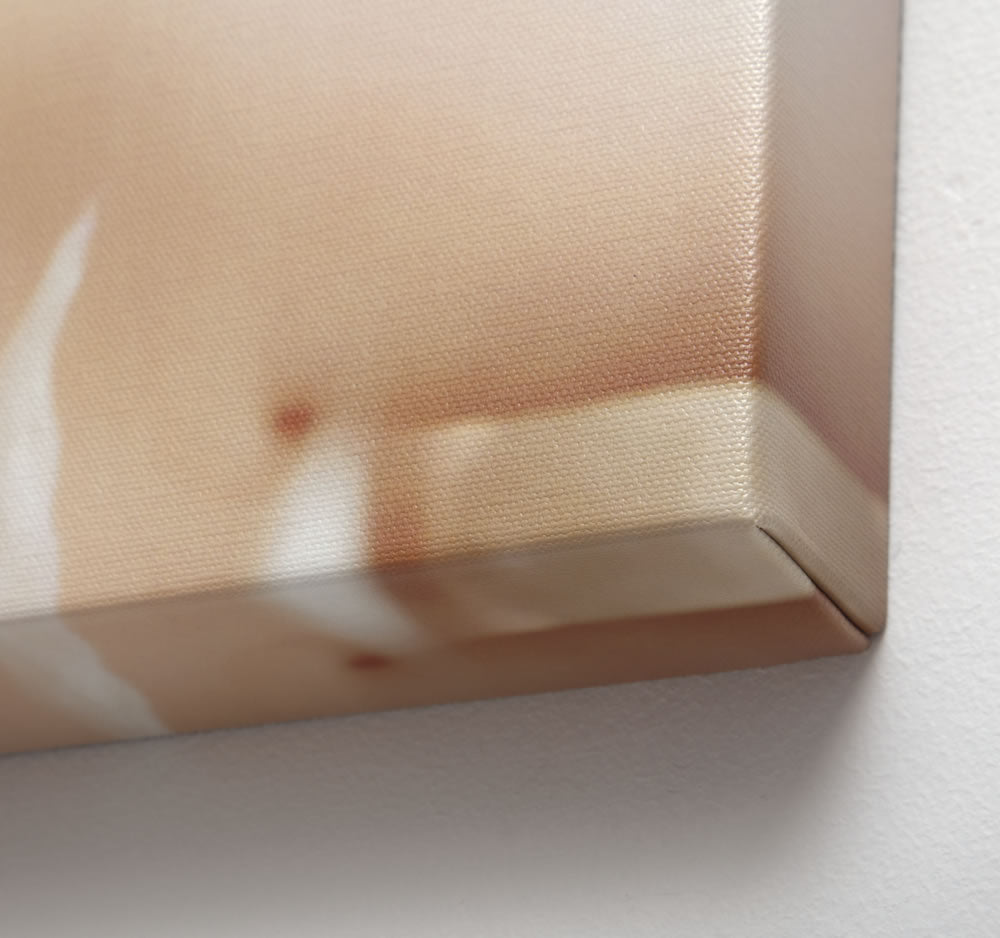 Detaliu pânză canvas texturată imprimată la rezoluție înaltă